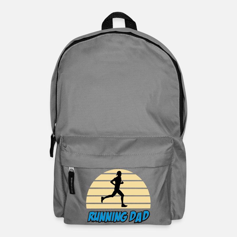 Running dad - Sac à dos - gris éléphant