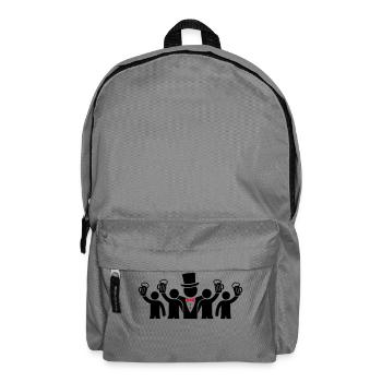 Bräutigam Crew Junggesellen - Rucksack - Mittelgrau - Vorne