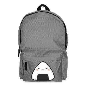 Kawaii Onigiri Reis - Rucksack - Mittelgrau - Vorne