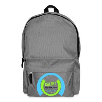 Complaining is good for your health - Backpack - elephant grey - Front