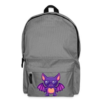 Fledermaus Halloween - Rucksack - Mittelgrau - Vorne