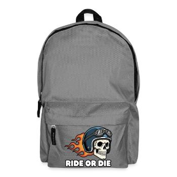 Ride ou le casque Skull - Sac à dos - gris éléphant - Devant