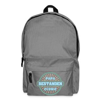 Gift for Cedric - Backpack - elephant grey - Front