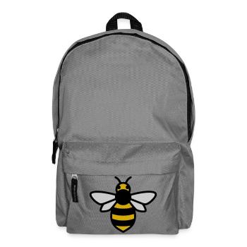 Biene Insekt Cartoon - Rucksack - Mittelgrau - Vorne