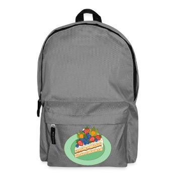 Fruity cake splendour - Backpack - elephant grey - Front