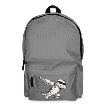 Dabbing Schneeeule - Rucksack - Mittelgrau - Vorne