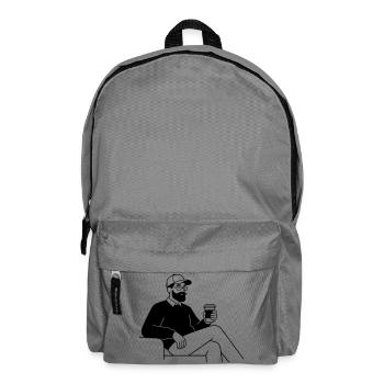 hipster - Backpack - elephant grey - Front