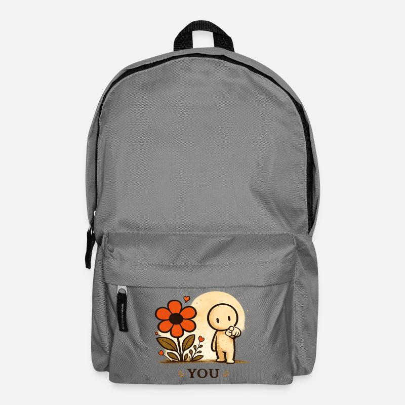 Der kleine Gedanke | YOU - Rucksack - Mittelgrau