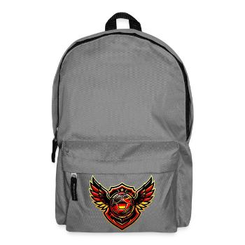 Soccer Germany Coat of Arms - Backpack - elephant grey - Front