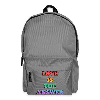 T-shirt dégradé Love Is The Answer - Sac à dos - gris éléphant - Devant