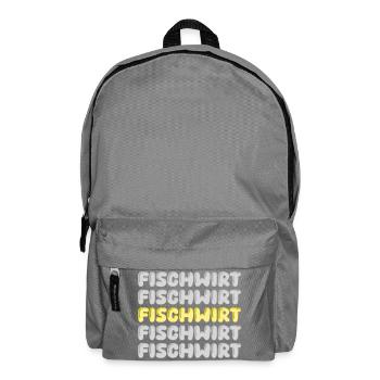 Fischwirt als Beruf - Rucksack - Mittelgrau - Vorne