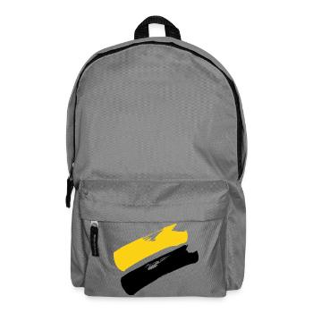 Sachsen-Anhalt Flagge - Rucksack - Mittelgrau - Vorne