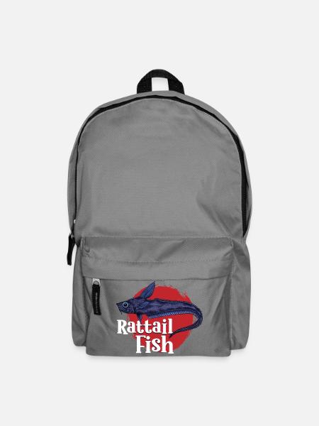 Tiefsee Monster - Tiefsee-Rasselzahnfisch - Rucksack - Mittelgrau