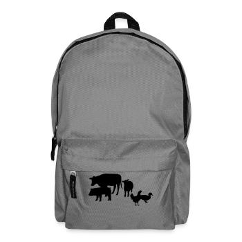La ferme des animaux - Sac à dos - gris éléphant - Devant