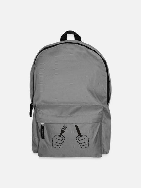 Besteck - Rucksack - Mittelgrau