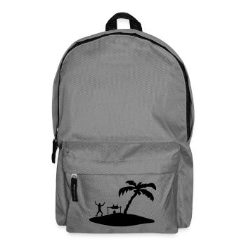 grillen tanzen speise insel - Rucksack - Mittelgrau - Vorne