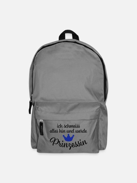 Lustige Sprüche - Rucksack - Mittelgrau