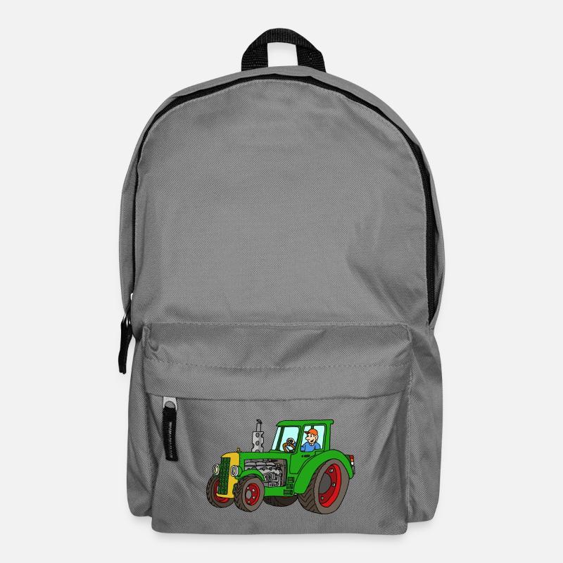 Treckerfahren - Rucksack - Mittelgrau