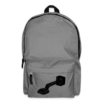 Logo de tendeur de tapis pour tapis - Sac à dos - gris éléphant - Devant