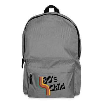 60s child - Retro Birthday - Rucksack - Mittelgrau - Vorne