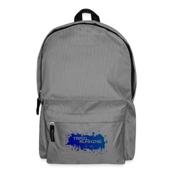 Trail Running Berge und Wald weißer Farbklecks - Rucksack - Mittelgrau - Vorne