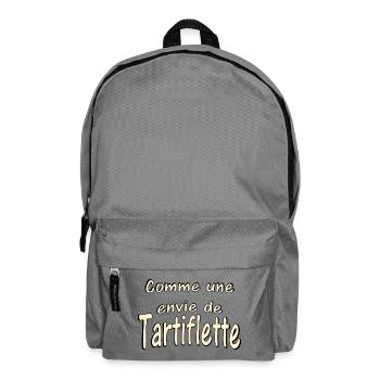 Comme une envie de Tartiflette - Sac à dos - gris éléphant - Devant