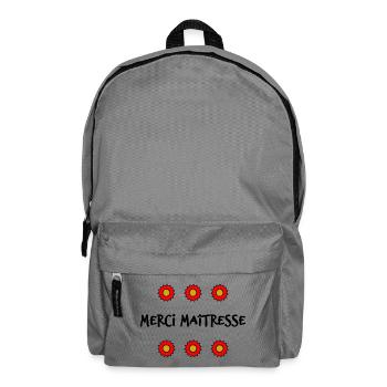 MISTRESS. MASTER. THANK YOU. THANK YOU MISTRESS - Backpack - elephant grey - Front