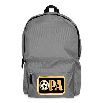 SCHRIFTZUG OPA FUßBALL - RENTNER - Rucksack - Mittelgrau - Vorne