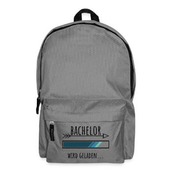 Bachelor Ausbildung Personalisierter Beruf Jungs - Rucksack - Mittelgrau - Vorne
