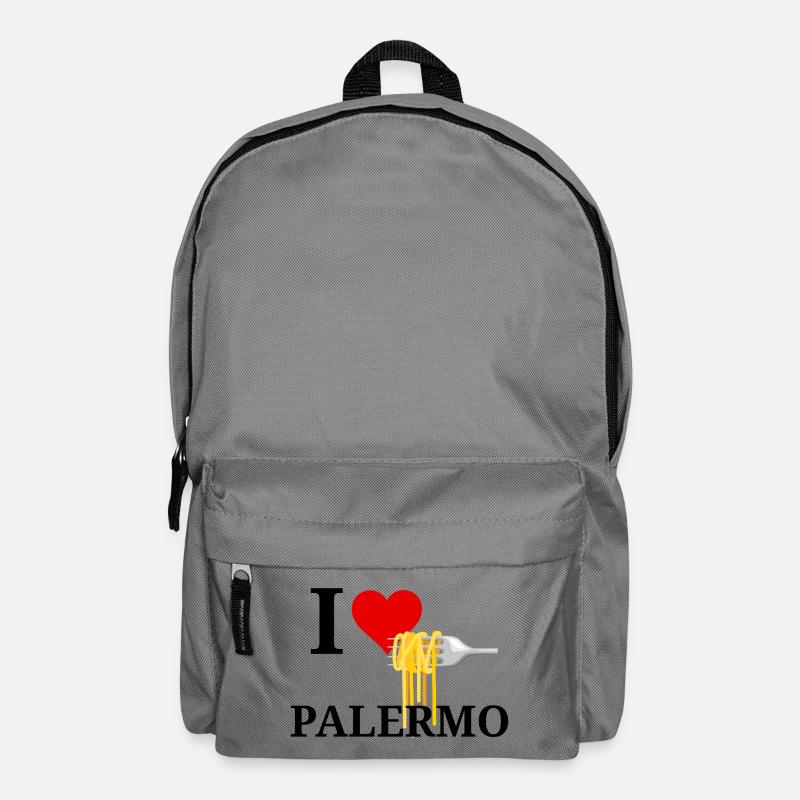 Pasta Made Me Feel in Palermo - Backpack - elephant grey
