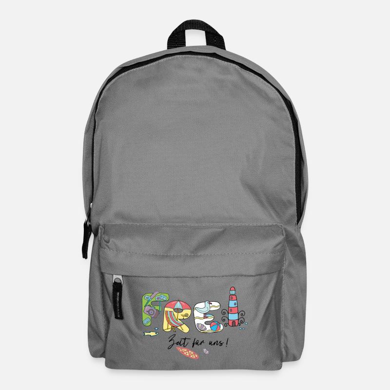Freizeit Urlaub - Rucksack - Mittelgrau