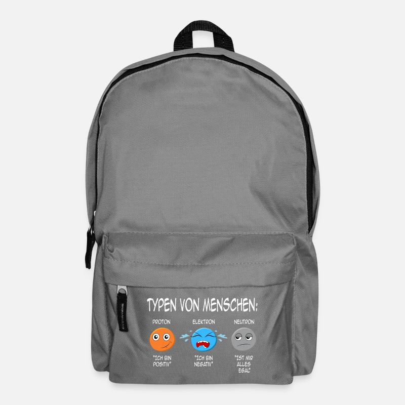 Physik Phyiker Lehrer Wissenschaft lustiger Spruch - Rucksack - Mittelgrau