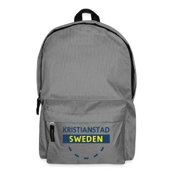 Kristianstad Sweden City Sign - Backpack - elephant grey - Front