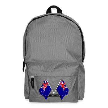 New Zealand Flag - Backpack - elephant grey - Front