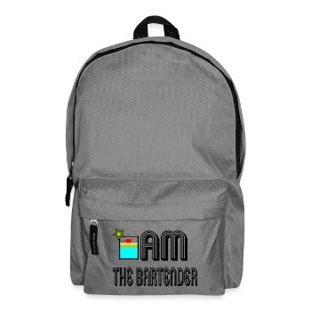 I am the bartender - Backpack - elephant grey - Front