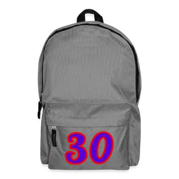 30. 30 JAHRE. 30-JÄHRIGES JUBILÄUM. 30-JÄHRIGES JUBILÄUM. - Rucksack - Mittelgrau - Vorne