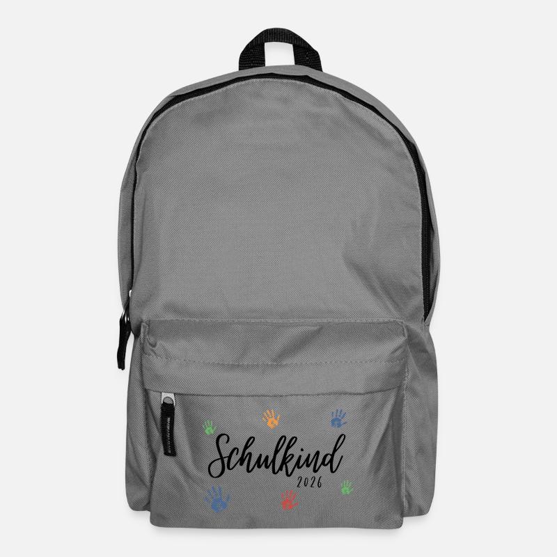 Schulkind 2026 - Rucksack - Mittelgrau