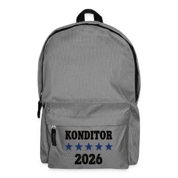 Métier de confiseur Confiserie Emploi Travail de boulanger - Sac à dos - gris éléphant - Devant