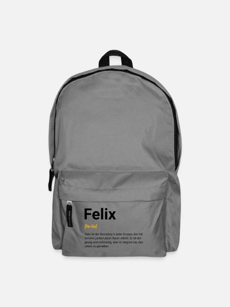 Felix - Rucksack - Mittelgrau