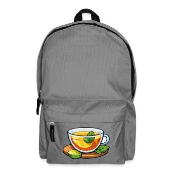 Citrus tea with mint - Backpack - elephant grey - Front