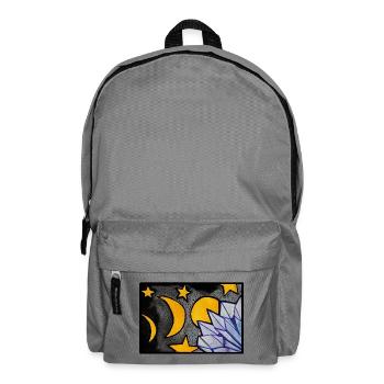 Mondbeschienener Kristalltraum - Rucksack - Mittelgrau - Vorne