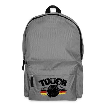 German flag graffiti art football - Backpack - elephant grey - Front