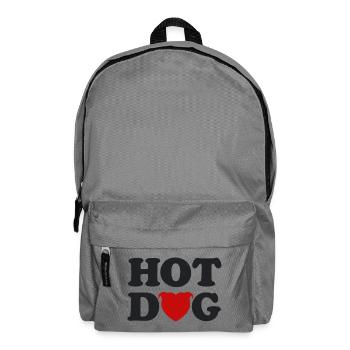 Herzkopf-Hotdog - 031 - Rucksack - Mittelgrau - Vorne