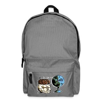 Belüftung von Schädel und Gehirn - Rucksack - Mittelgrau - Vorne