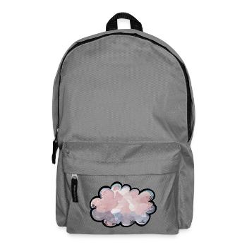 Pastellwolken-Aquarell-Traum - Rucksack - Mittelgrau - Vorne