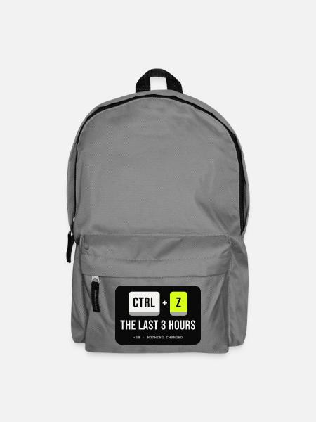 Strg Z: Die letzten 3 Stunden - Rucksack - Mittelgrau