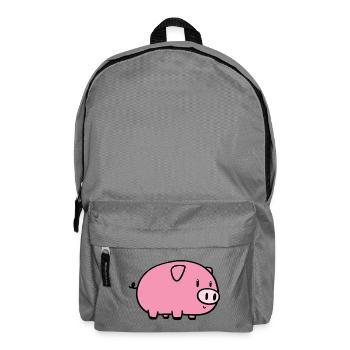Little pig - Backpack - elephant grey - Front
