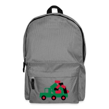 auto lkw umzug - Rucksack - Mittelgrau - Vorne