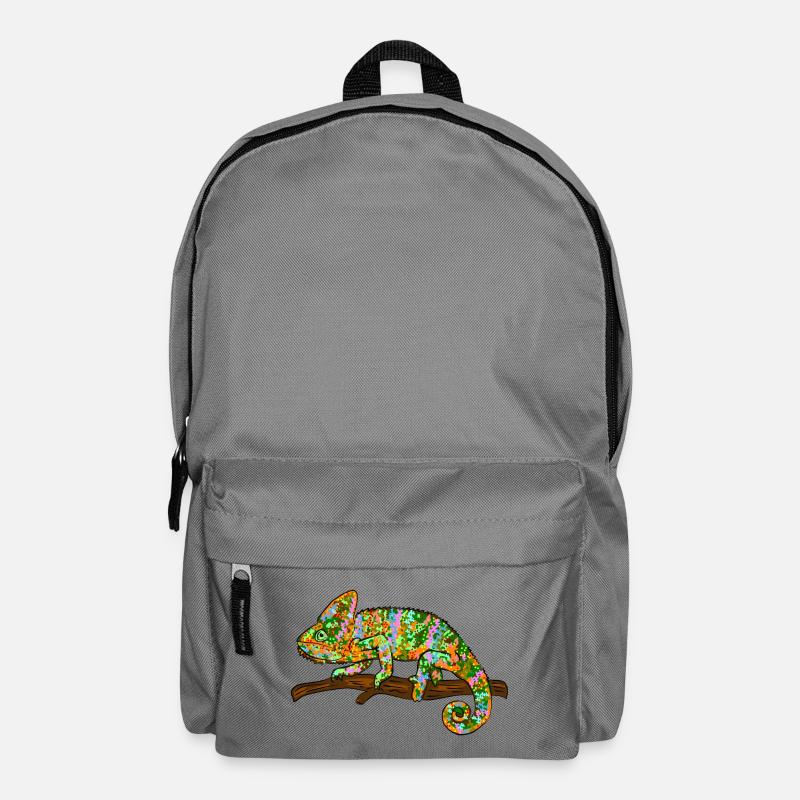 Chamäleon Exotisch - Rucksack - Mittelgrau