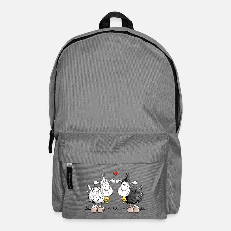 Moutons dans l'amour - Sac à dos - gris éléphant